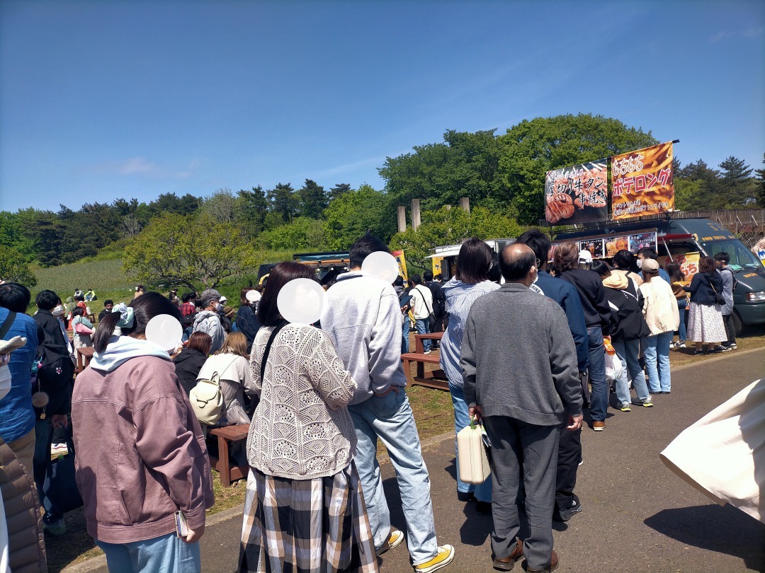 ひたち海浜公園_ランチ行列